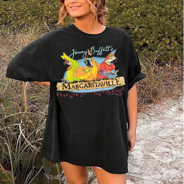 Jimmy Buffett's Margaritaville Shirt, Rare Jimmy Buffett Tour Shirt-image