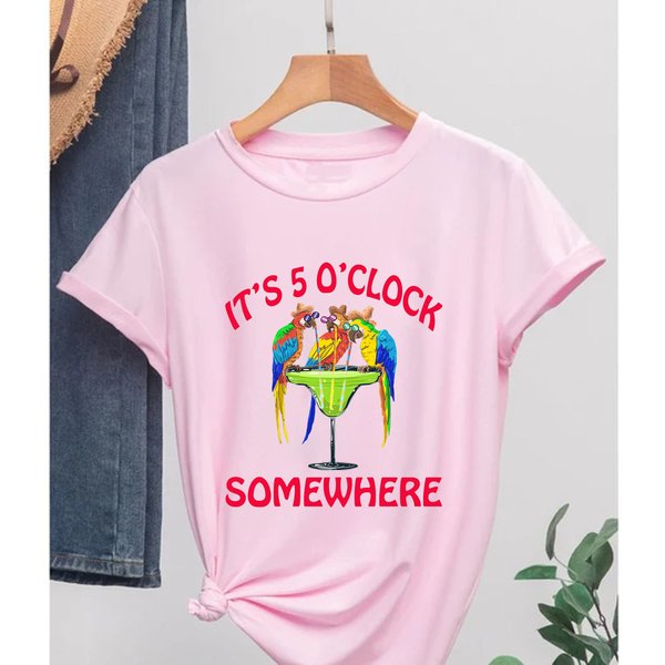 It's 5 O'clock Somewhere, Jimmy Buffett Shirt, Jimmy Buffett Lover Gift-image