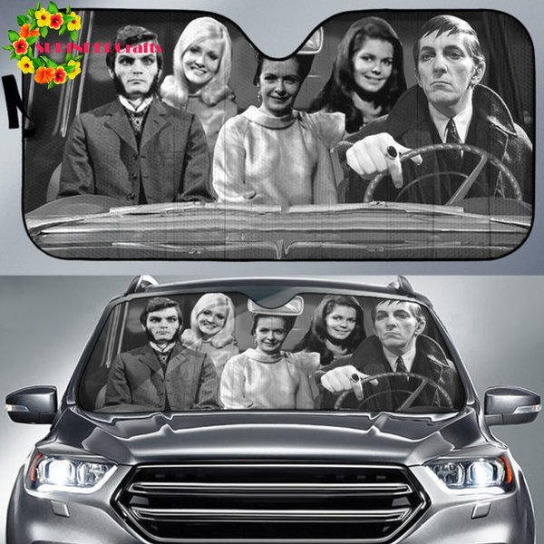 Dark Shadows 1966 Auto Car Sun Shade, Auto Sun Shade All Over Printed-image