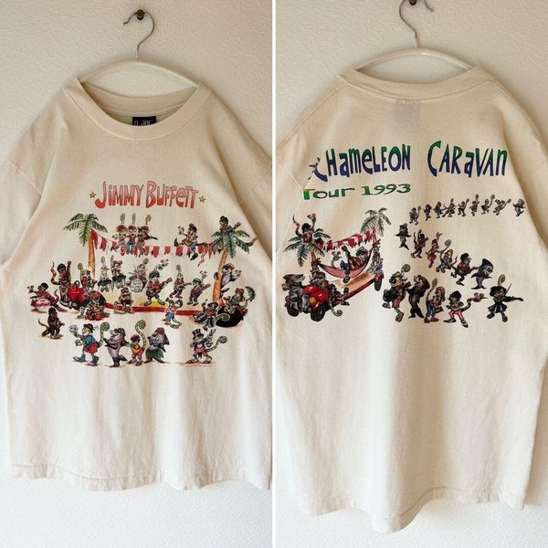 Jimmy Buffett Tour Shirt - Chameleon Caravan Tribute-image
