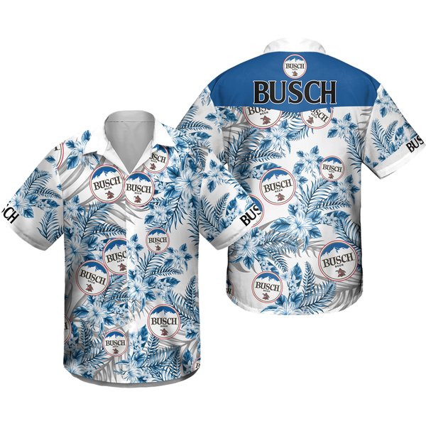 Light Beer Palm Tree Hawaiian Shirt-image