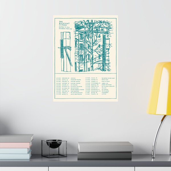 The Backseat Lovers Tour Us / Canada 2023 Premium Matte Vertical Poster-image