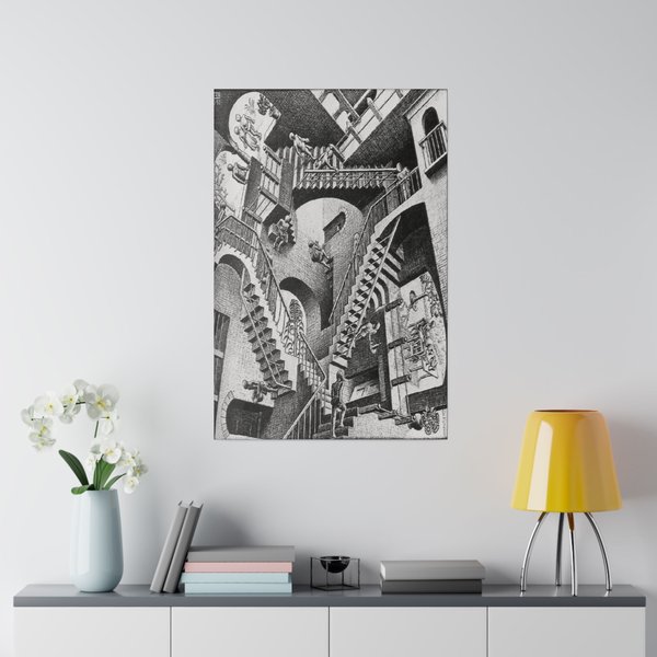 Optical Illusions Mc Escher Canvas-image
