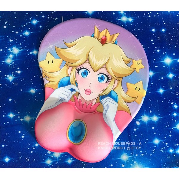 Princess Peach Inspired 3D Mousepad-image
