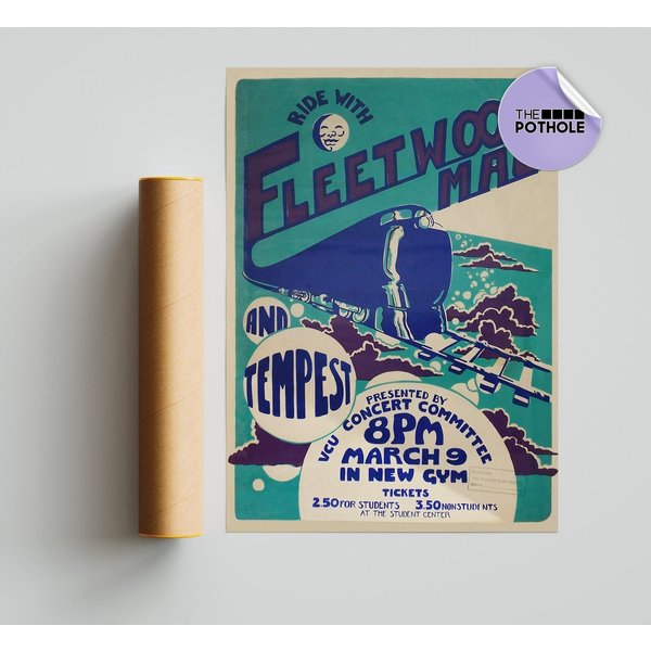 Fleetwood Mac | Vintage Music Posters, Music Concert Posters-image