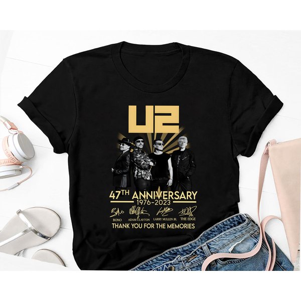 Signature 47 Years U2 Band Fan Gift Shirt, The Joshua-image