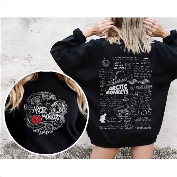 Arctic Monkeys 2023 North American Tour Sweatshirt,Arctic Monkeys Tour 2023 Sweatshirt-image
