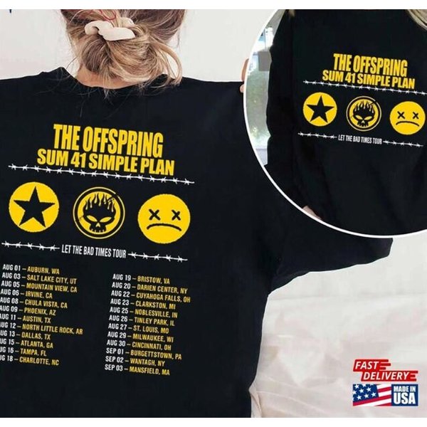 The Offspring Band Fan Sweatshirt, The Offspring Let The Bad Times Roll Tour 2023 Sweatshirt-image