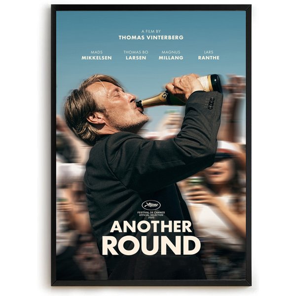 Another Round (2020) Movie Premium Matte Vertical Poster-image