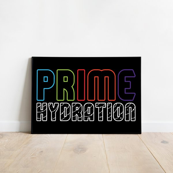 Prime Hydration Premium Matte Poster-image