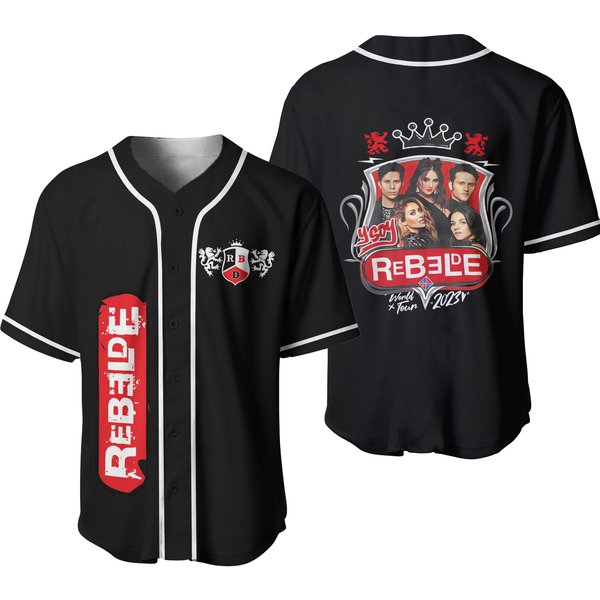 Rbd Rebelde Baseball Jersey-image