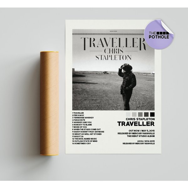 Chris Stapleton Posters / Traveller Poster / Album Cover Poster-image