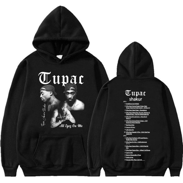 Tupac Graphic Hoodie Streetwear Rapper 2Pac Hoodie-image