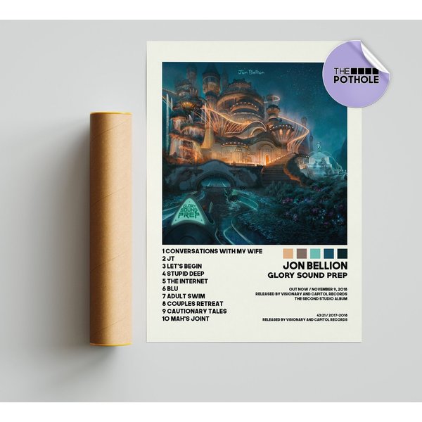 Jon Bellion Posters, Glory Sound Prep Poster Album Cover Poster-image