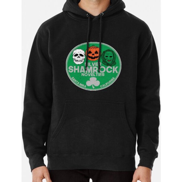 Silver Shamrock Masks Hoodies-image
