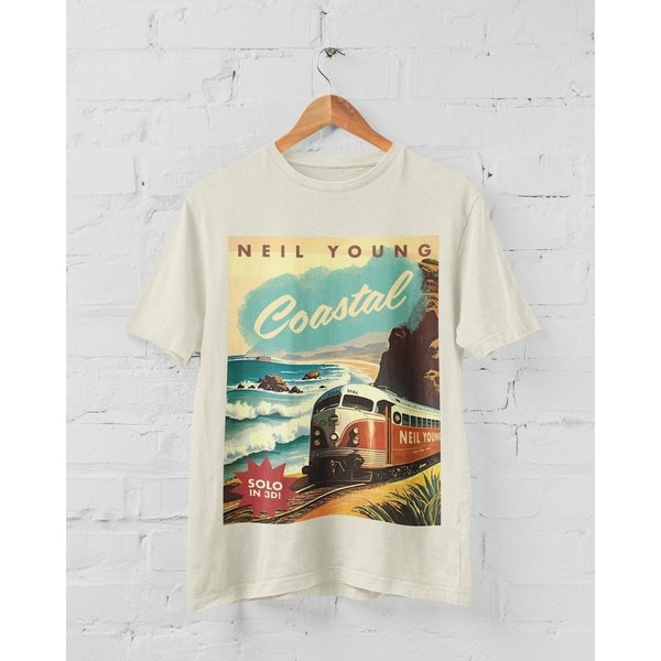 Neil Young Coastal 2023 Tour T-Shirt, Neil Young Shirt-image