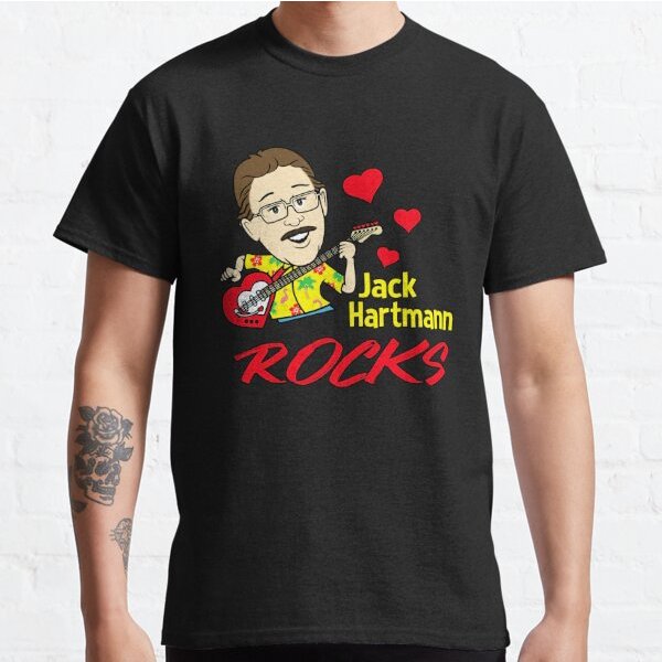 Jack Hartmann Rocks Short Sleeve Gift Halloween Day, Thanksgiving, Christmas Day T-Shirts-image