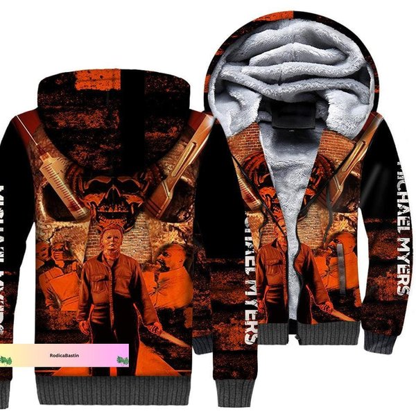 Michael Myers Fleece Hoodies, Michael Myers Fleece Hoodie-image