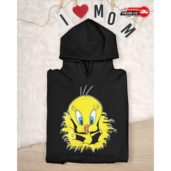 Tweety Bird Hoodie, Tweety Birthday Gift, Hoodies For Women, Cartoon Shirt, Tweety Shirt