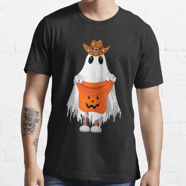 Halloween Cow Ghost Funny T-Shirt-image