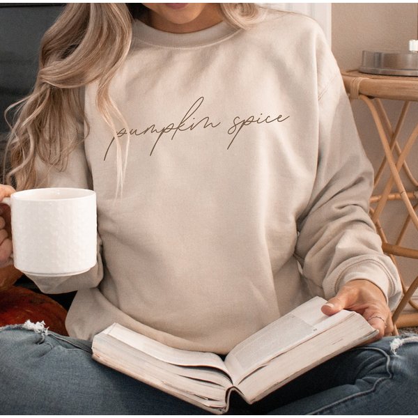 Pumpkin Spice Latte Fall Gift Sweatshirt-image