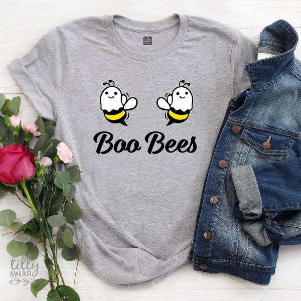 Boo Bees Halloween Shirt, Cheeky Costume Tee-image