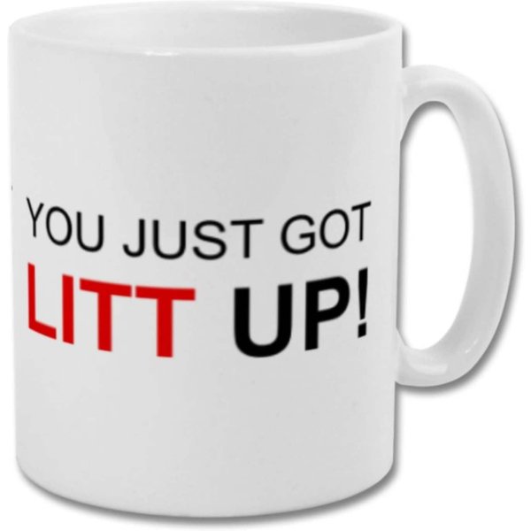 You Just Got Litt Up Lewis Litt Funny Suits Tv Show Collectable Coffee Mug-image