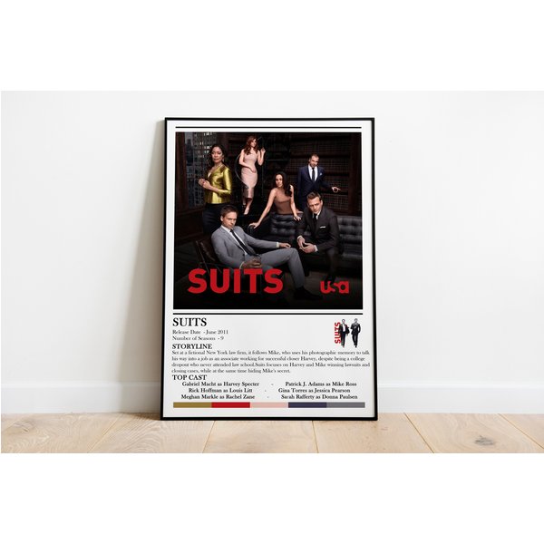 Suits Tv Show Poster / Suits Tv Poster Print / Wall Art-image