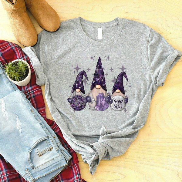 Gnomes Galaxy Reach For The Stars Shirt-image