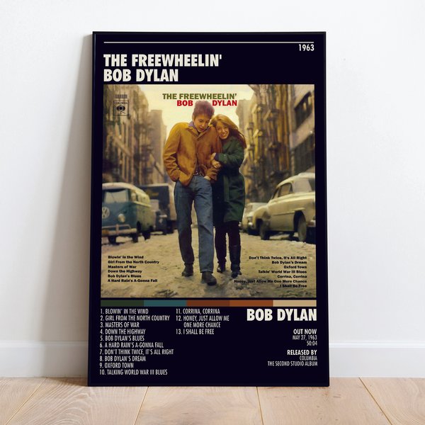 Bob Dylan Poster | The Freewheelin' Poster-image