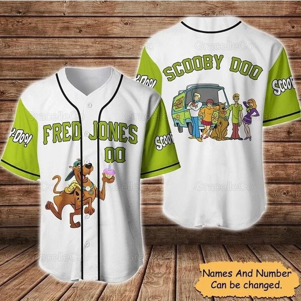 Scooby Doo Baseball Jersey, Halloween Shirt, Scooby Doo Baseball Jersey-image