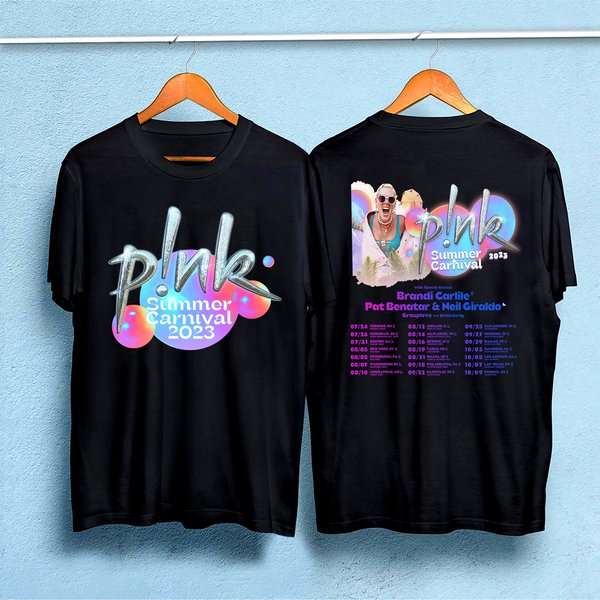 P!Nk Summer Carnival 2023, Trustfall Album Tee, Pink Singer Tour, Music Festival-image
