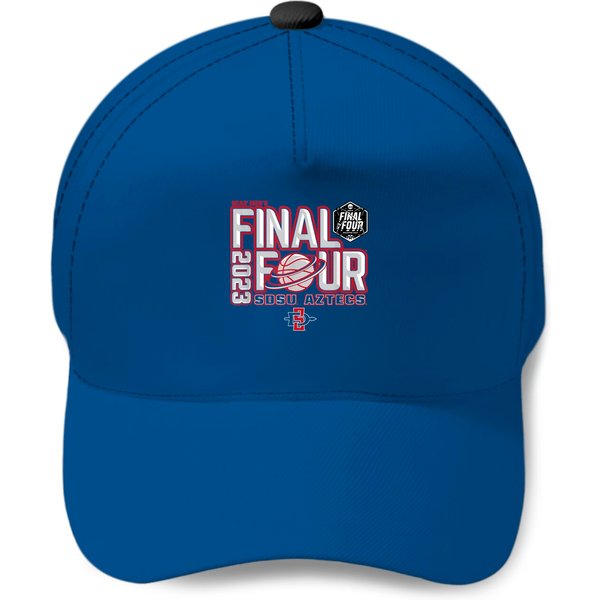 San Diego State Aztecs Final Four 2023 Basketball Dunk Black Baseball Cap-image