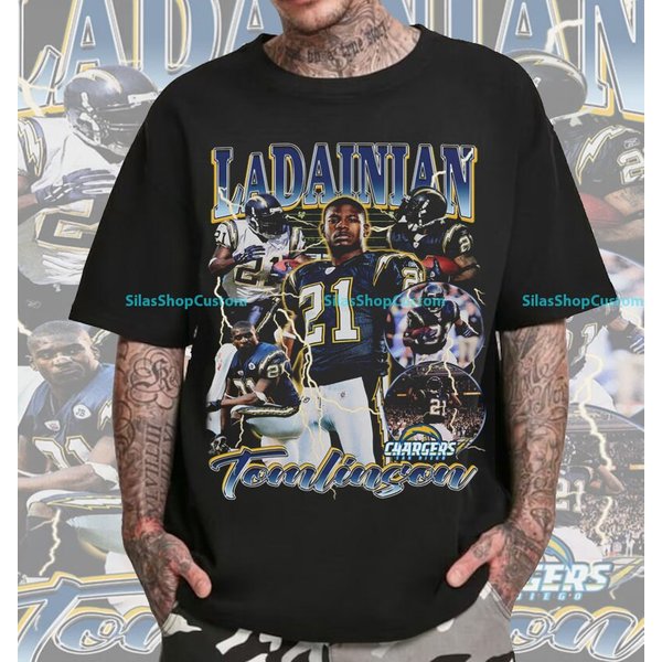Vintage 90S Graphic Style Ladainian Tomlinson T-Shirt-image