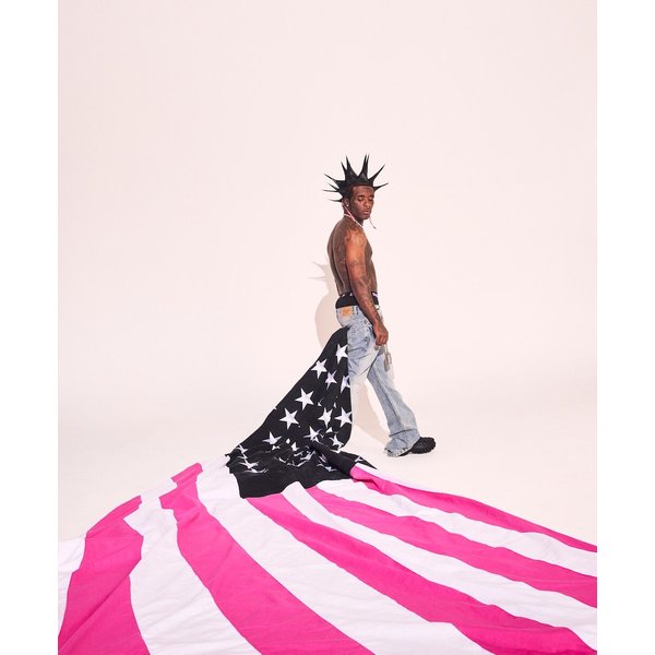 Lil Uzi Vert 2023 Pink Tape Tour Poster Print Home Decor-image