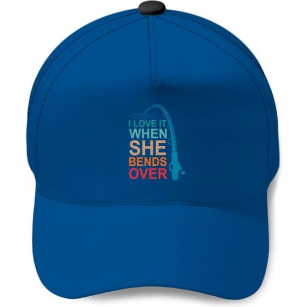I Love It When She Bends Over Fishing Baseball Cap-image