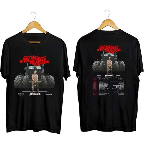 Russell Dickerson Big Wheels And Back Roads Tour 2023 Shirt-image