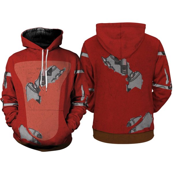 Fnaf Foxy 3D Full Over Print Hoodie-image