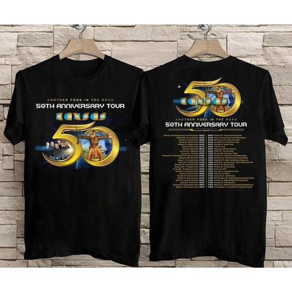 Kansas Band Tour 2023 Another Folk In The Road 50Th Anniversary T Shirt-image