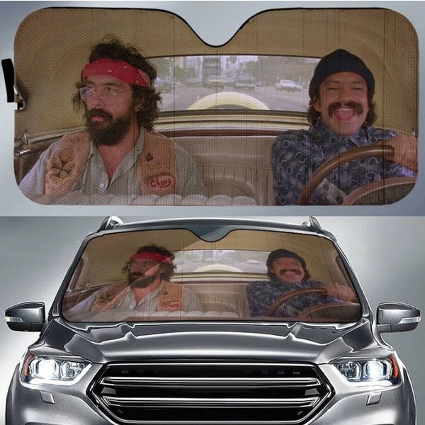 Cheech And Chong Driving Auto Sun Shades,Car Accessories-image