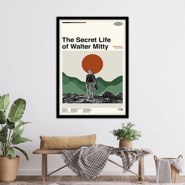 The Secret Life Of Walter Mitty Poster, Vintage Poster-image