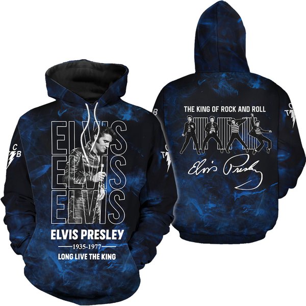 Elvis Presley 1935 1977 3D Hoodie-image