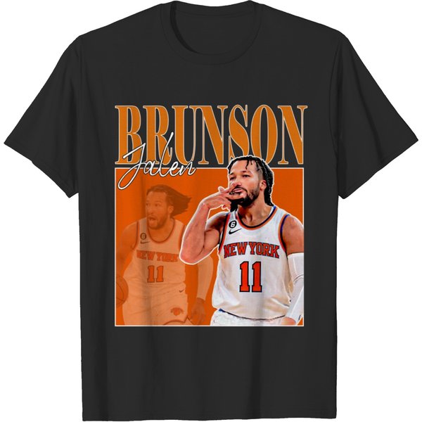Jalen Brunson Tshirt Jalen Brunson Shirt Vintage 90S Oversize Shirt-image