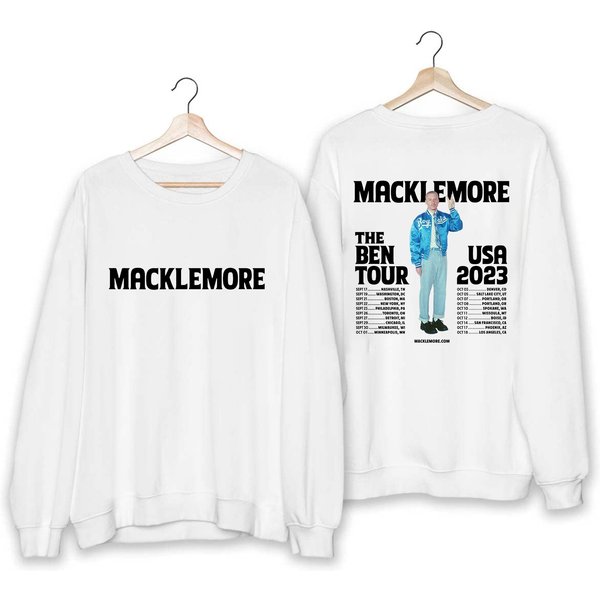 Macklemore The Ben Concert Sweatshirt, Macklemore The Ben Tour Usa 2023 Sweatshirt-image