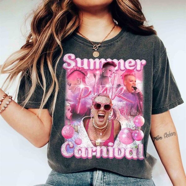 Pink Summer Carnival Tour Shirt, P!Nk Concert 2023 Shirt, Pink Singer Tour Shirt-image