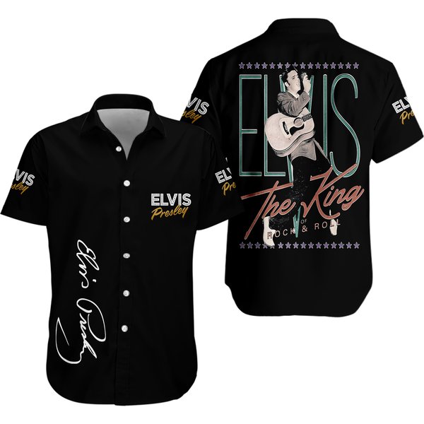 Long Live The King Elvis Presley Hawaiian Shirt-image