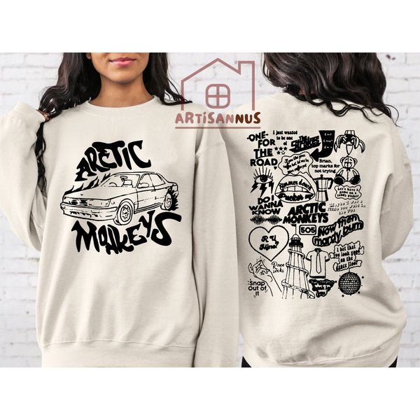 Arctic Music Shirt, Arctic Monkeys 2023 North America Tour Sweatshirt-image