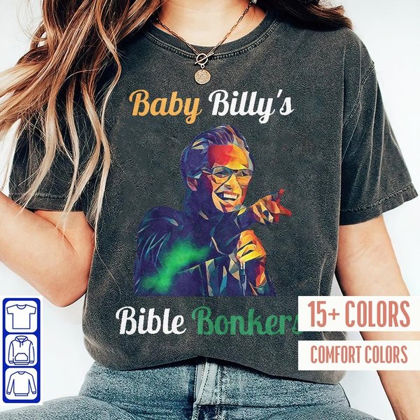 Baby Billy's Bible Bonkers Righteous Gemstones Tv Show T-Shirt-image