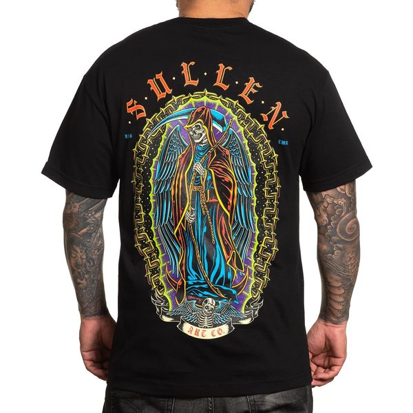 Sullen Men's Sullen Angel Of Death Tattoo Lifestyle Graphic Art-image