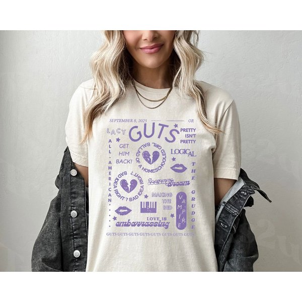 Guts Album Olivia Tour Shirt, Olivia Rodrigo Shirt, Good 4 U Shirt-image